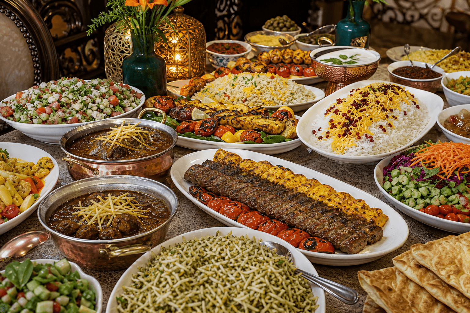 Persian Feast Table